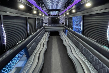 Boise Party Bus Interior