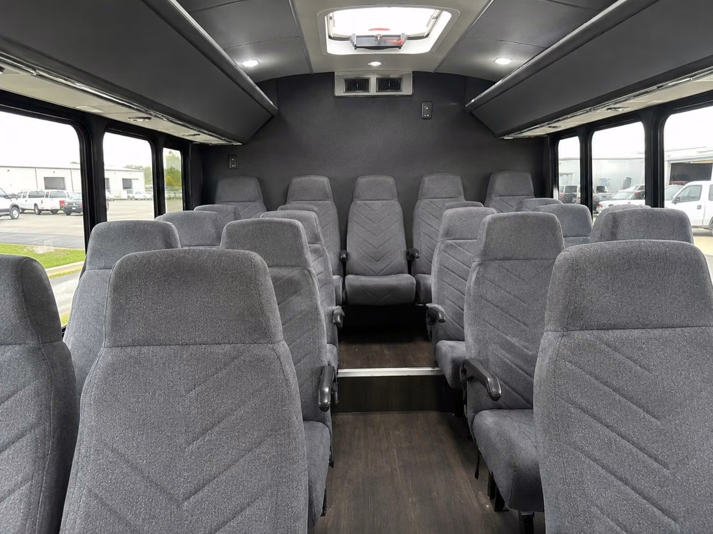 18 passenger minibus inside