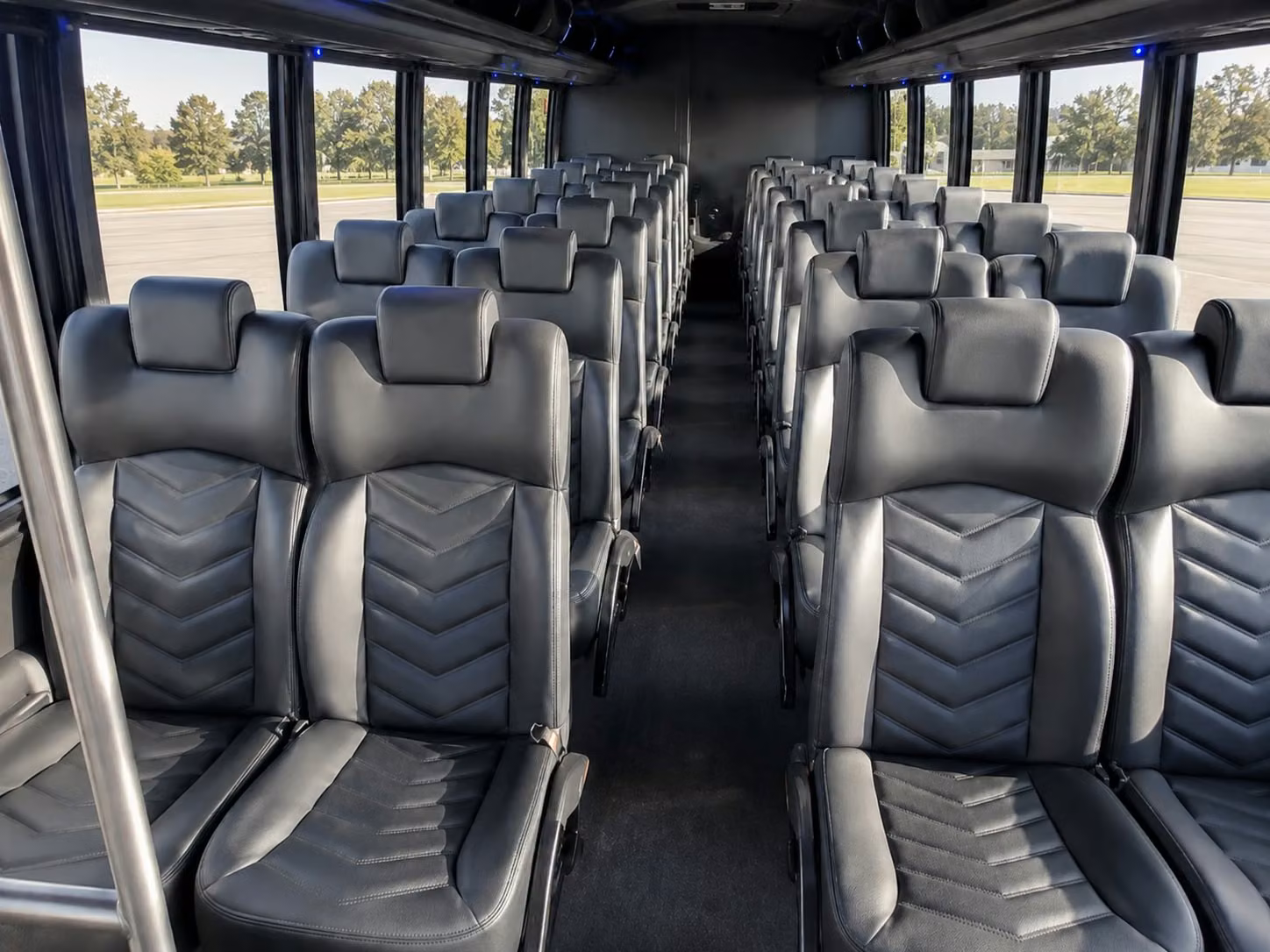 18 passenger minibus interior