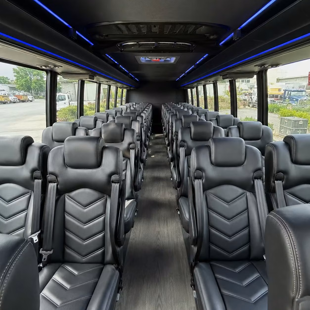 30 passenger minibus interior