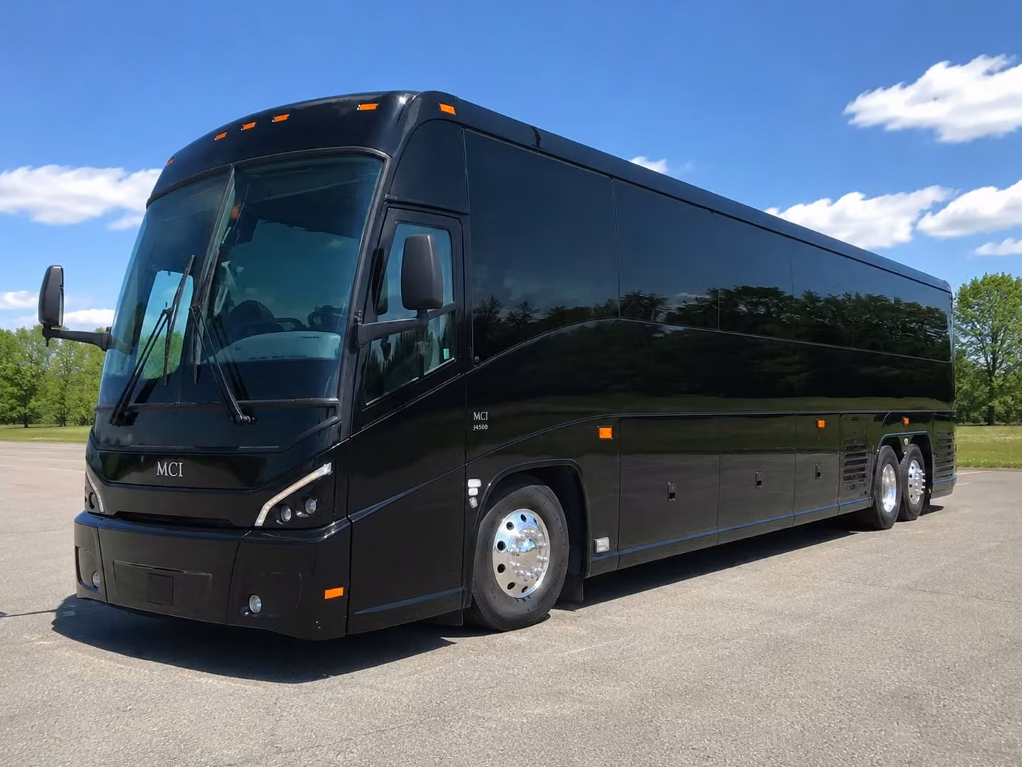 boise charter bus rental exterior