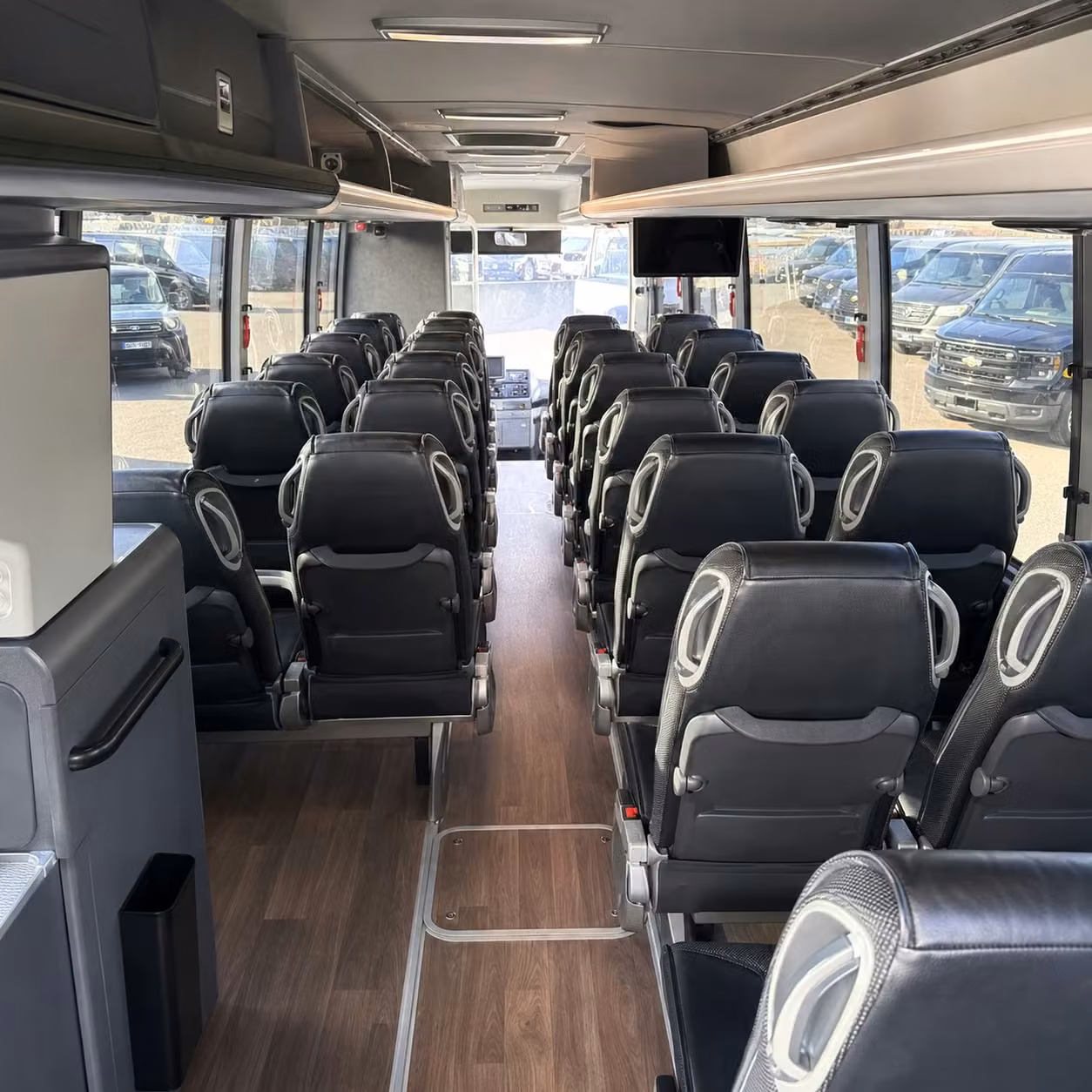 boise charter bus rental inside