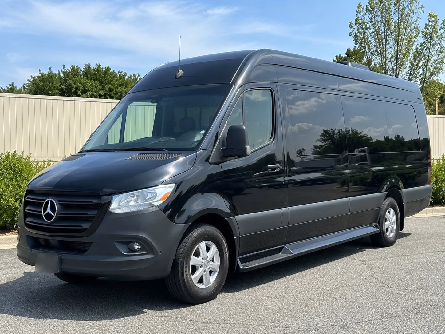 sprinter van with driver